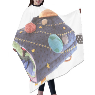 Personality  Soft Logical Handmade Book For Children Space Rocket End Hair Cutting Cape