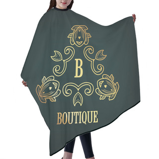 Personality  Frame In Line Design Style Hair Cutting Cape