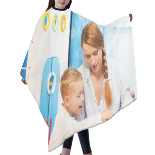 Personality  Learning Alphabet Hair Cutting Cape