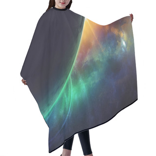 Personality  A 3D Celestial Art, Stars, And Galaxies In Outer Space Showing The Beauty Of Space Hair Cutting Cape