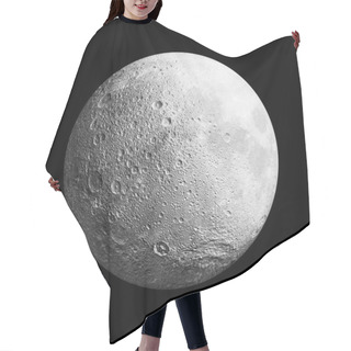 Personality  Full Moon In Space Over Black Background. Elements Of This Image Furnished By NASA Hair Cutting Cape