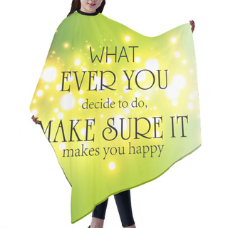 Personality  Vintage Typographic Backgrounds, Motivational Quotes Hair Cutting Cape