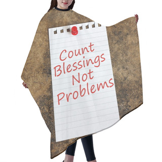 Personality  Count Blessings Not Problems Hair Cutting Cape