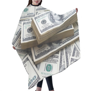 Personality  Dollar Bank Note Money Background Hair Cutting Cape