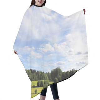 Personality  Summer Landscape Hair Cutting Cape