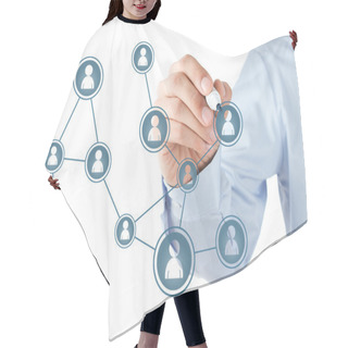 Personality  Social Network Hair Cutting Cape