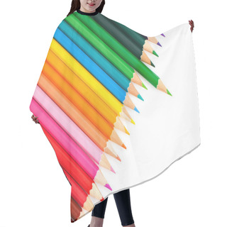Personality  Set Of Colorful Pencils Hair Cutting Cape