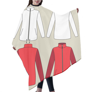 Personality  Jacket Template Hair Cutting Cape