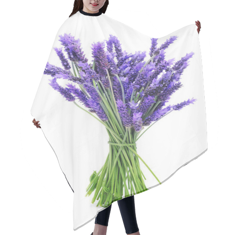 Personality  Bunch of lavender hair cutting cape