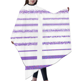 Personality  Design Elements - Pixel Text Divider Line Set Hair Cutting Cape