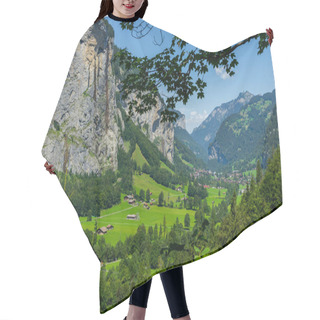 Personality  Incredible Places Of Lauterbrunnen In Switzerland. Waterfalls, Mountains, Meadows, Rivers. Beautiful Scenery Hair Cutting Cape