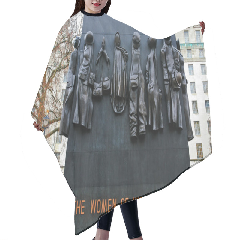 Personality  The National Monument To The Women Of World War II In London Hair Cutting Cape