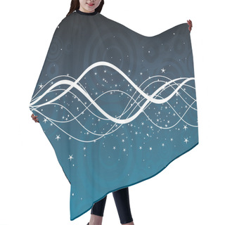 Personality  Background With Star, Stripes Hair Cutting Cape