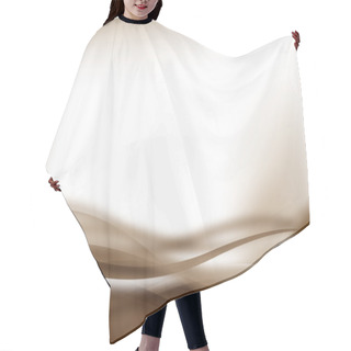 Personality  Brown Soft Background Hair Cutting Cape