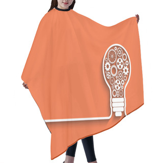Personality  Light Bulb Hair Cutting Cape