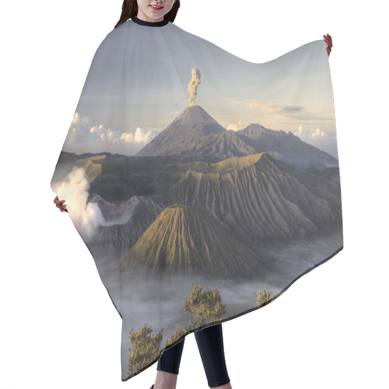 Personality  Bromo volcano hair cutting cape