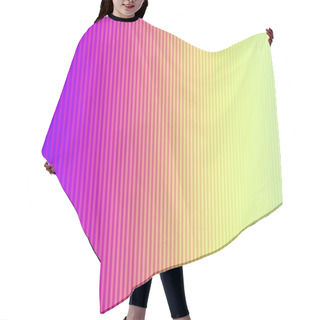Personality  Colorful Texture Art Textile Material Background Hair Cutting Cape