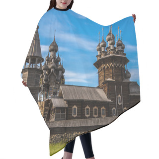 Personality  Wooden Architecture Nordic Countries. Russian Wooden Houses, Churches, Barns, Sheds. Hair Cutting Cape