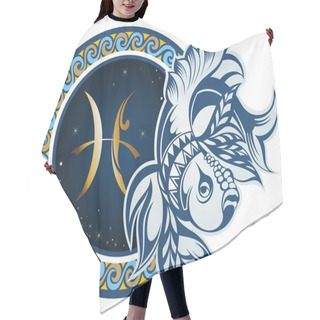 Personality  Zodiac Signs - Pisces Hair Cutting Cape