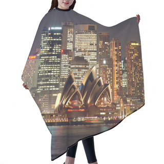 Personality  Sydney Opera House At Night Hair Cutting Cape
