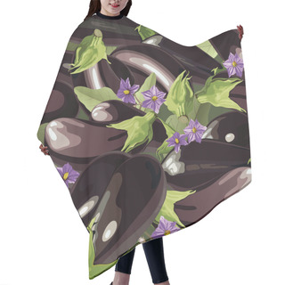 Personality  Background Of Aubergine Hair Cutting Cape