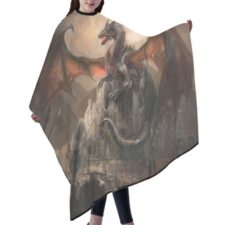 Personality  Dragon Castle Hair Cutting Cape