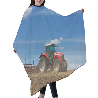 Personality  Tractor And Plow Hair Cutting Cape