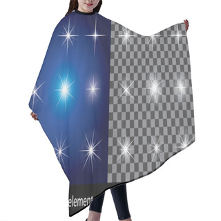 Personality  Stars. Vector Illustration For Design. Hair Cutting Cape