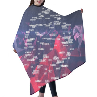 Personality  Composite Of Business Words  Hair Cutting Cape