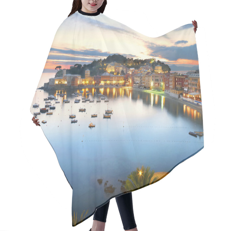 Personality  Mediterranean Sea, Liguria, Italia Hair Cutting Cape