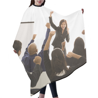 Personality  Business Motivation. Hair Cutting Cape