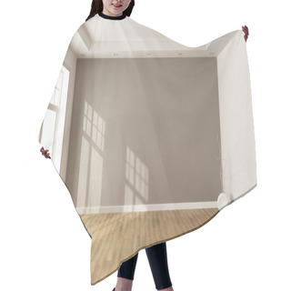 Personality  Empty Brown Room Hair Cutting Cape