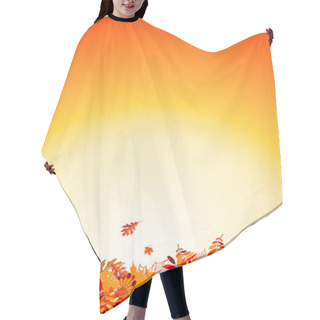 Personality  Autumn Leaves Background For Your Design Hair Cutting Cape