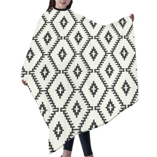 Personality  Black And White Pattern Hair Cutting Cape