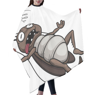 Personality  Cartoon Cockroach Hair Cutting Cape