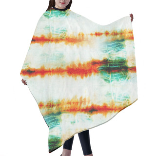Personality  Seamless  Tie Dye Background Hair Cutting Cape