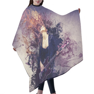 Personality  Musician Hair Cutting Cape