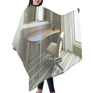 Personality  Small Table Near Mirror In Bedroom Hair Cutting Cape