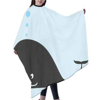 Personality  Whale. Hair Cutting Cape