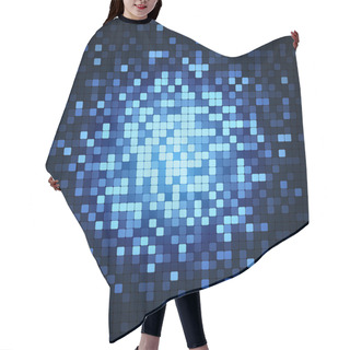 Personality  Abstract Pixel Mosaic Hair Cutting Cape
