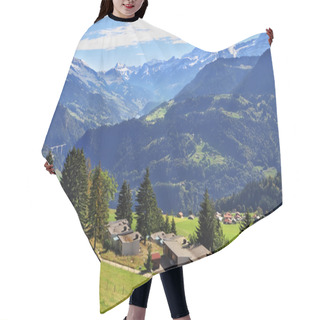 Personality  Gorgeous Weather In The Town Of Leysin Hair Cutting Cape