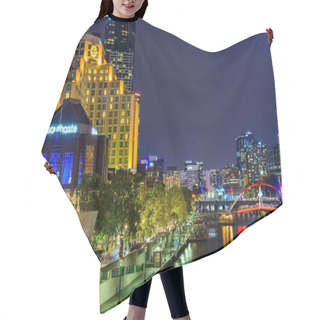Personality  Melbourne City Illumination At Night  Hair Cutting Cape