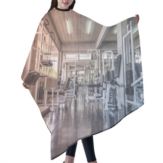 Personality  Interior Of Gym Hair Cutting Cape