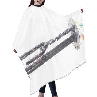 Personality  Damaged Heating Element On A White Background Hair Cutting Cape