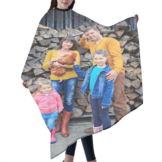 Personality  Farm Family Hair Cutting Cape