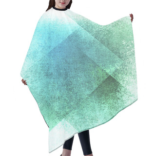 Personality  Abstract Blue Background Or Green Background, White Paper With Old Parchment Art Background Block Layout Design On Paper With Vintage Grunge Background Texture, Elegant Blue Green Paper For Web Design Hair Cutting Cape