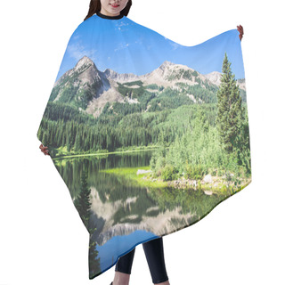 Personality  Colorado Lake And Mountains Hair Cutting Cape