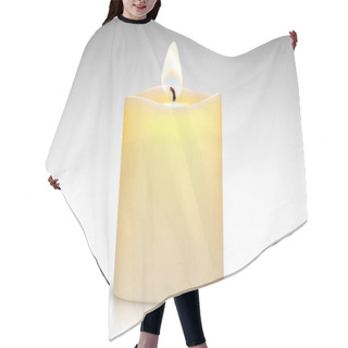 Personality  Realistic Burning Candle Hair Cutting Cape