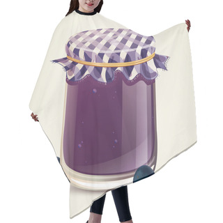Personality  Homemade Blueberry Jam Hair Cutting Cape