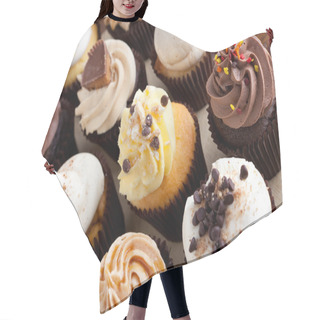 Personality  Assorted Gourmet Cupcakes Hair Cutting Cape